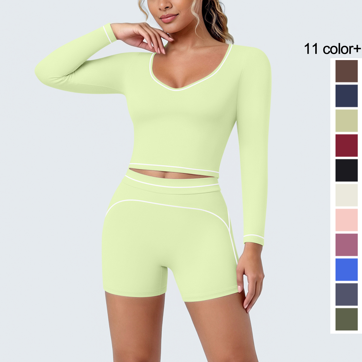 Yoga Và Fitness - 2PCS Yoga Set Gym Clothes Outdoor