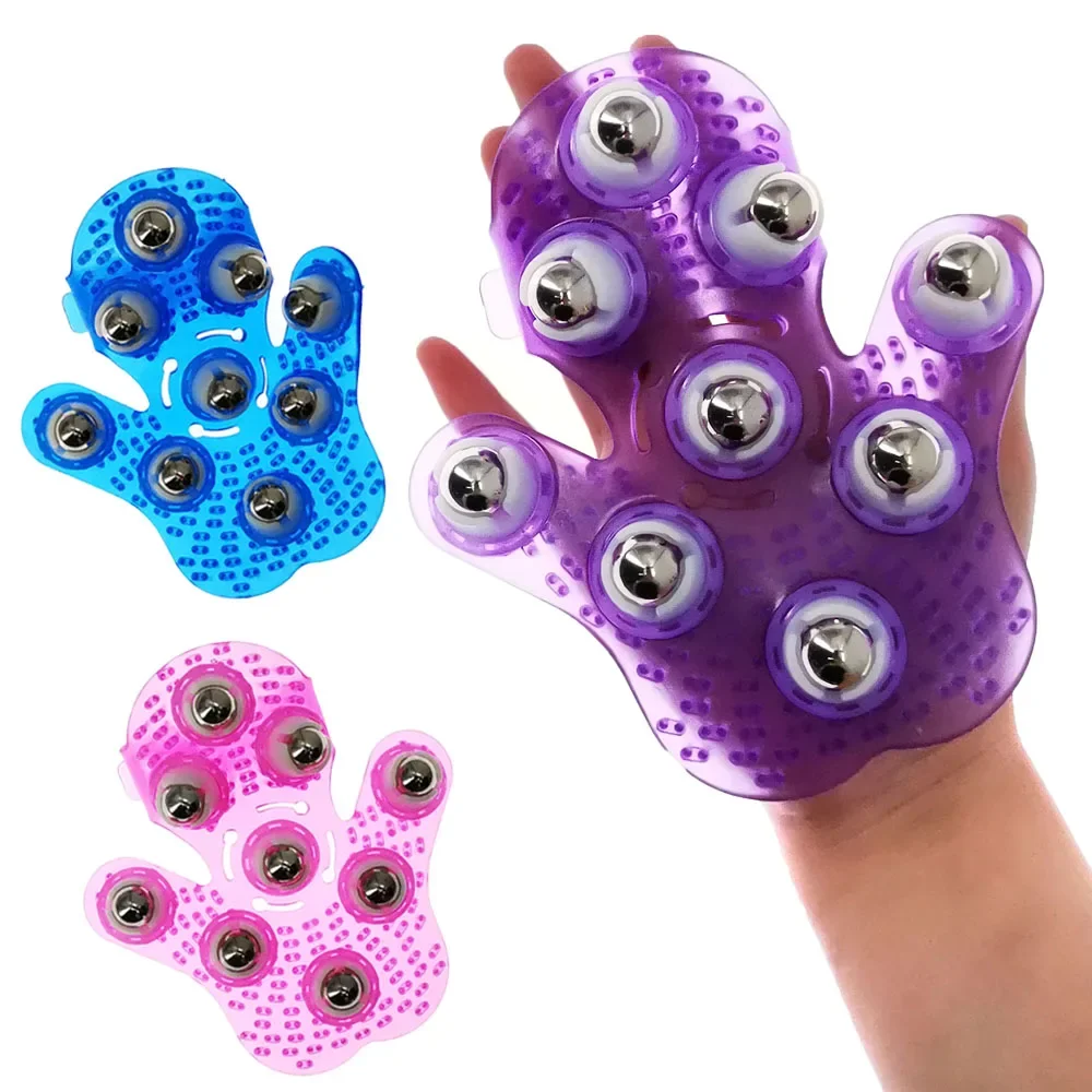Shoulder Massage Ball - Rolling Ball Body Massage Gloves Acupoint