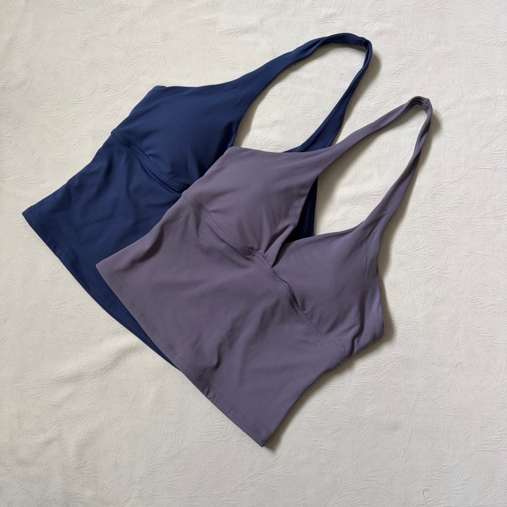 Logo V-neck Hanging Neck Vest  - Gym Floor Mats ulasan dan harga