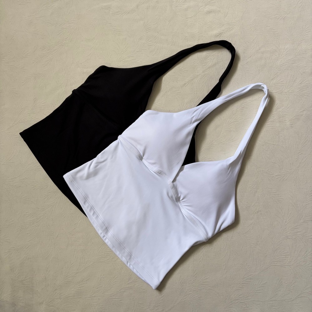 Logo V-neck Hanging Neck Vest  - Gym Floor Mats ulasan dan harga