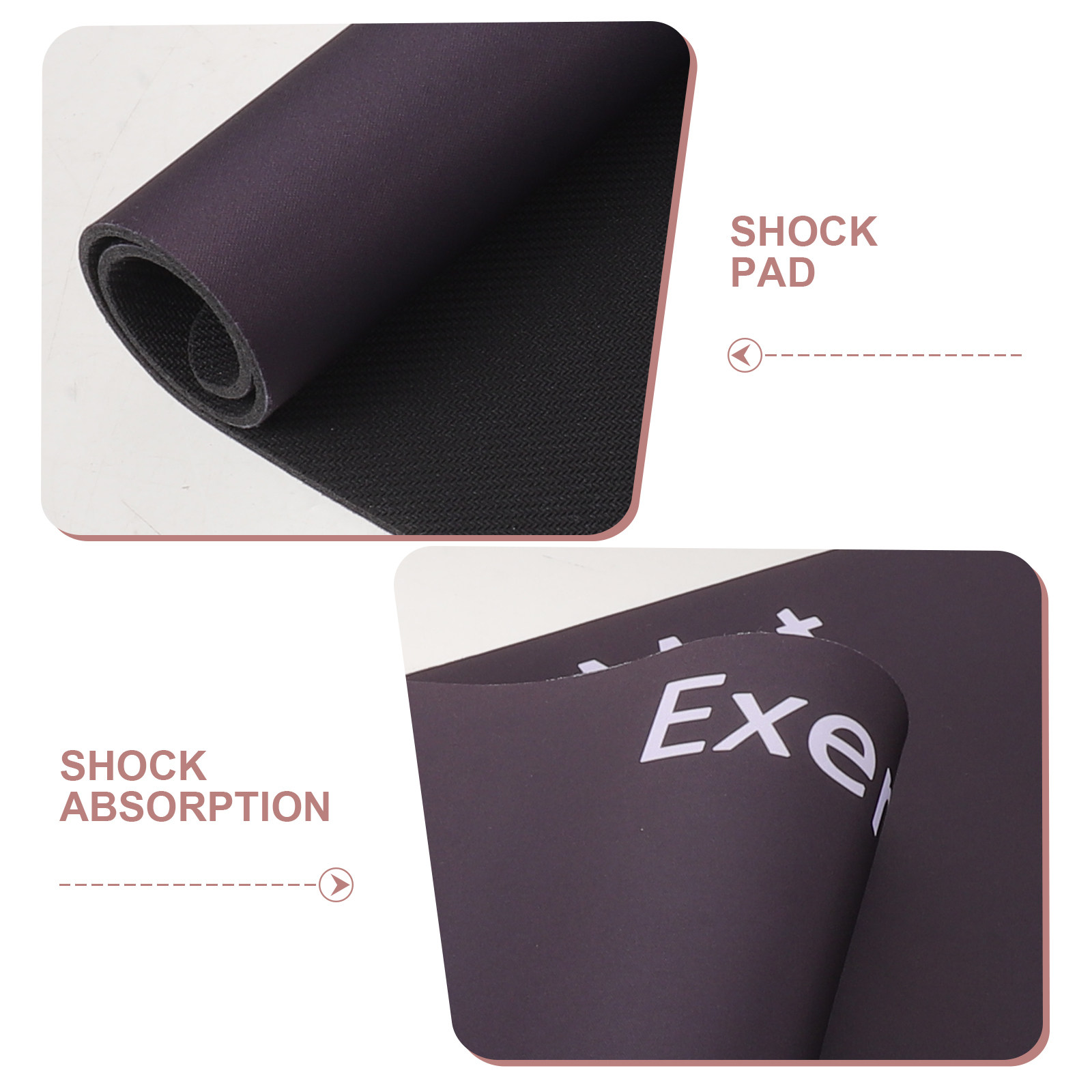 2Pcs Exercise Equipment Shock  - Gym Floor Mats ulasan dan harga