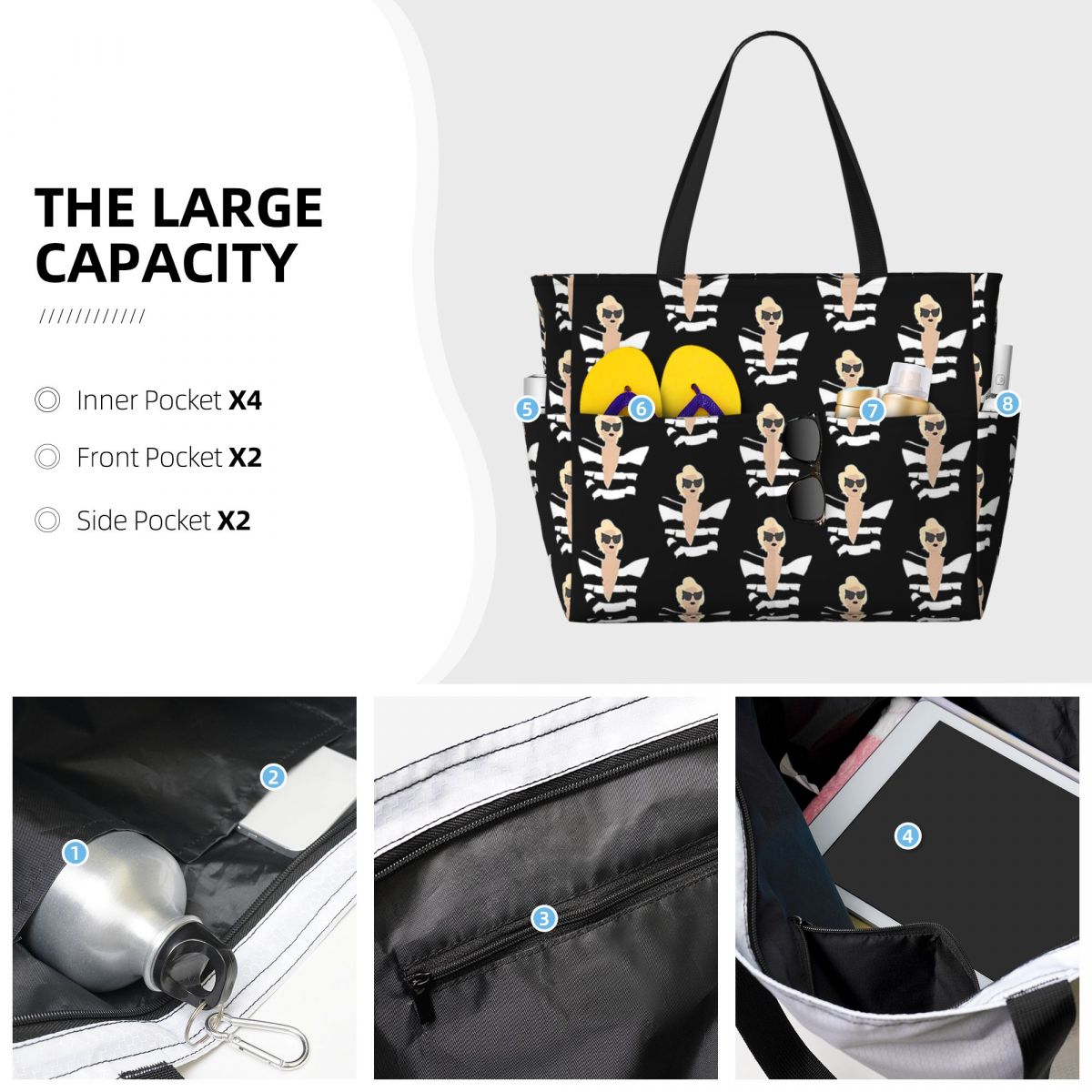 Lady Gaga Telephone Beach Tote - Yoga Fitness Telephone ulasan dan harga