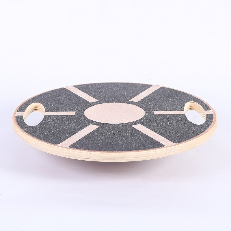 Round Wooden Anti Slip Balance - Balance Board Fitness ulasan dan harga