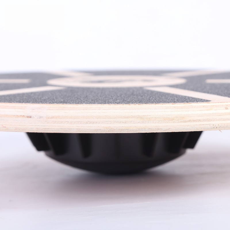 Round Wooden Anti Slip Balance - Balance Board Fitness ulasan dan harga