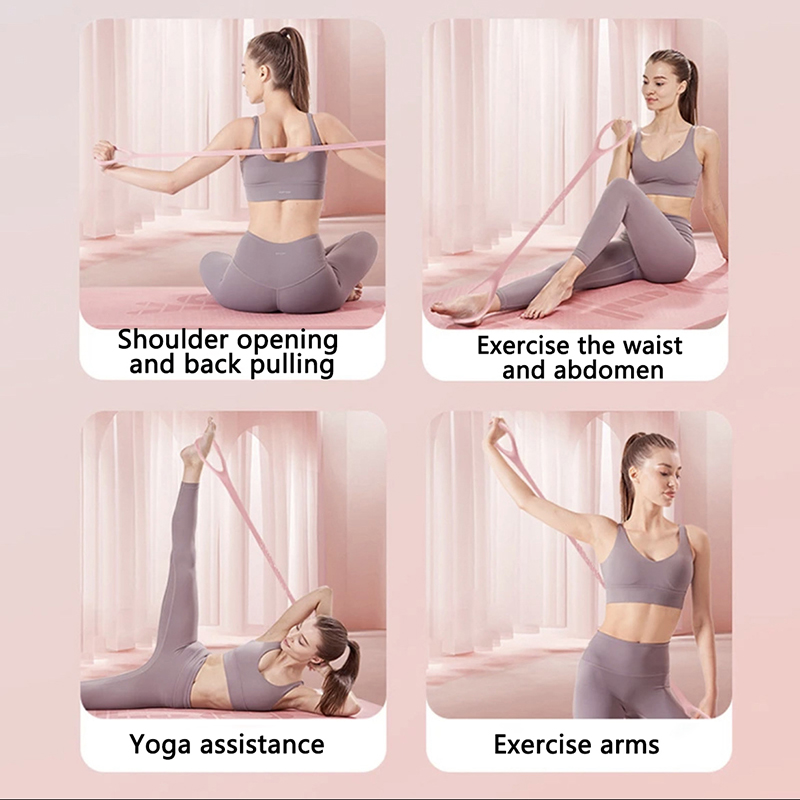 Yoga Fitness Elastic Rope Sili - Yoga Fitness Room ulasan dan harga