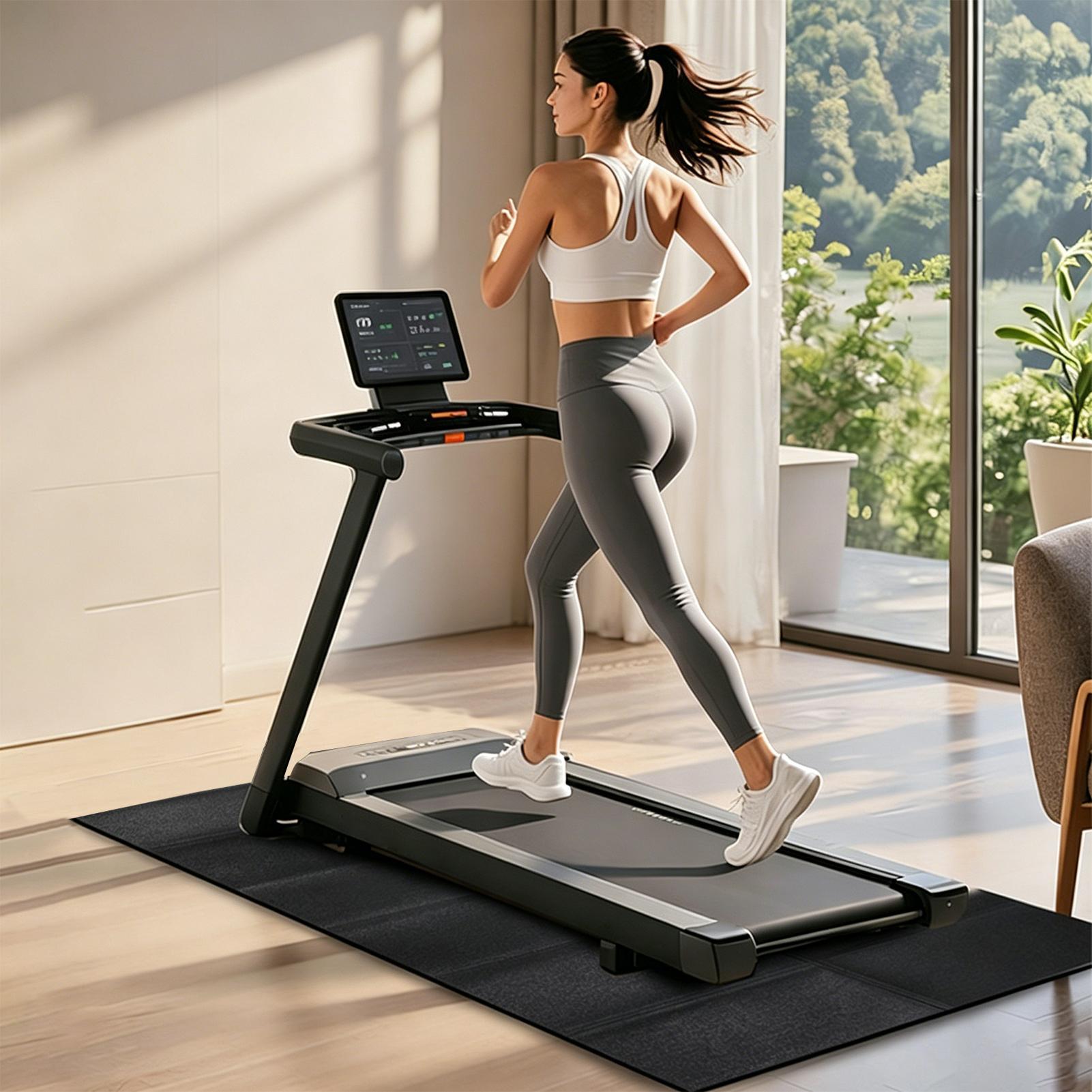 Treadmill Mat Vibration Absorb - Fitness Yoga ulasan dan harga