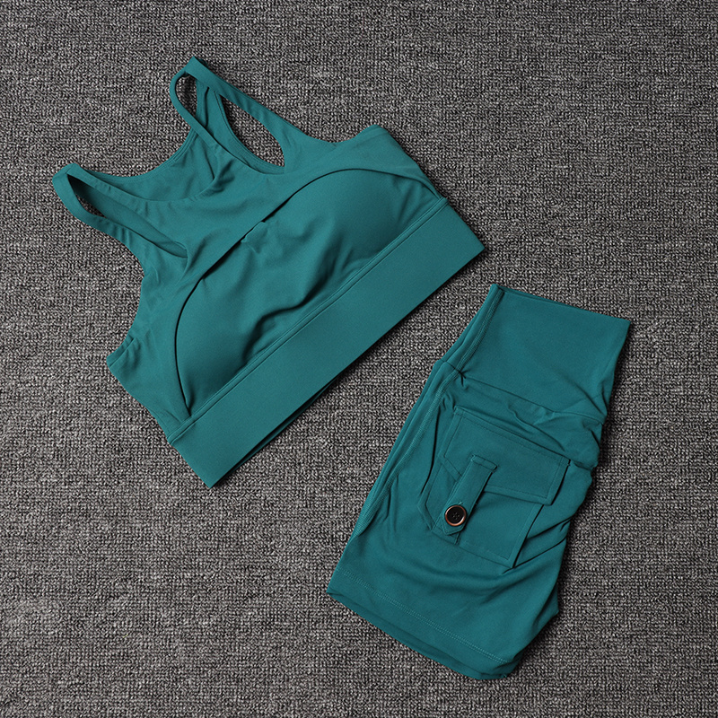 Fitness Shorts Yoga Sets Women - Yoga Fitness Kleidung ulasan dan harga