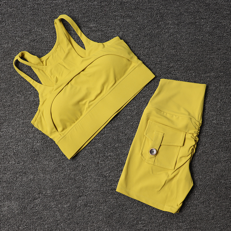 Fitness Shorts Yoga Sets Women - Yoga Fitness Kleidung ulasan dan harga