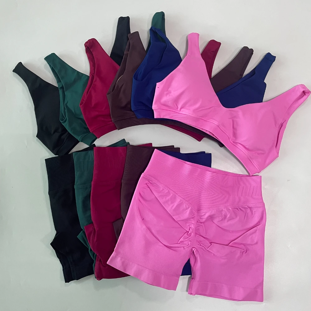 2 Pieces Seamless Yoga Set Wom - Yoga Fitness Kleidung ulasan dan harga