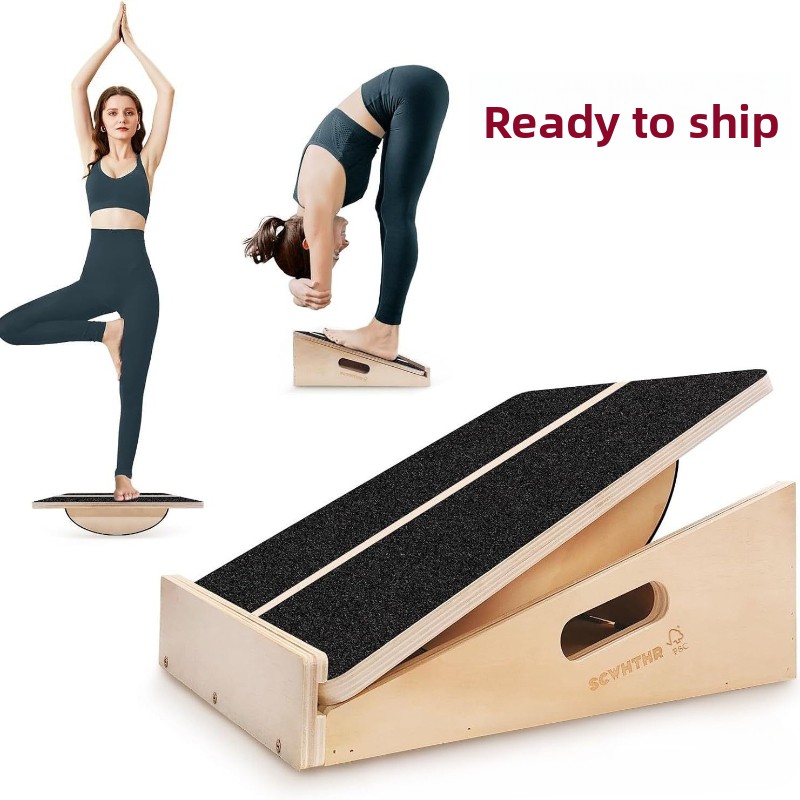 2-in-1 Wooden Tilt Balance Boa - Balance Board Fitness ulasan dan harga