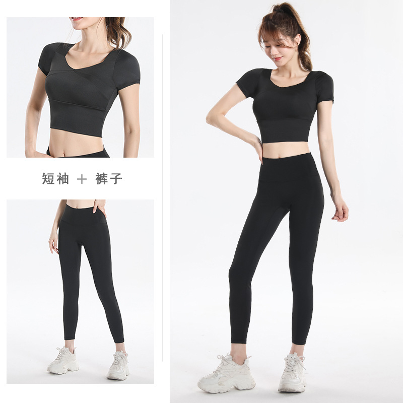 Quick Dry Set Sports Top With  - Yoga Fitness Yoga ulasan dan harga