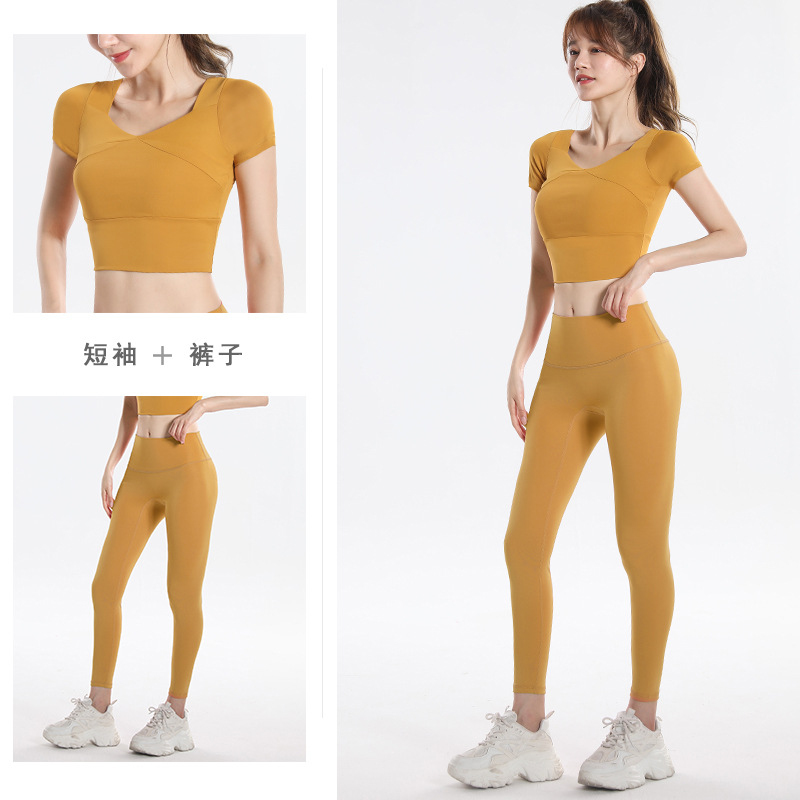 Quick Dry Set Sports Top With  - Yoga Fitness Yoga ulasan dan harga