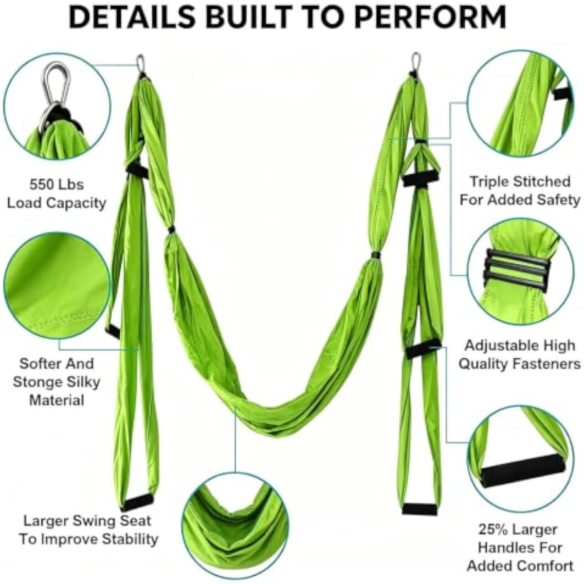 Aerial Yoga Swing Made of High - Yoga Swing Aerial ulasan dan harga