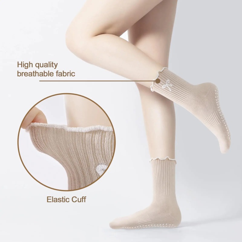 Professional Yoga Socks, Cotto - Yoga Fitness Yoga ulasan dan harga