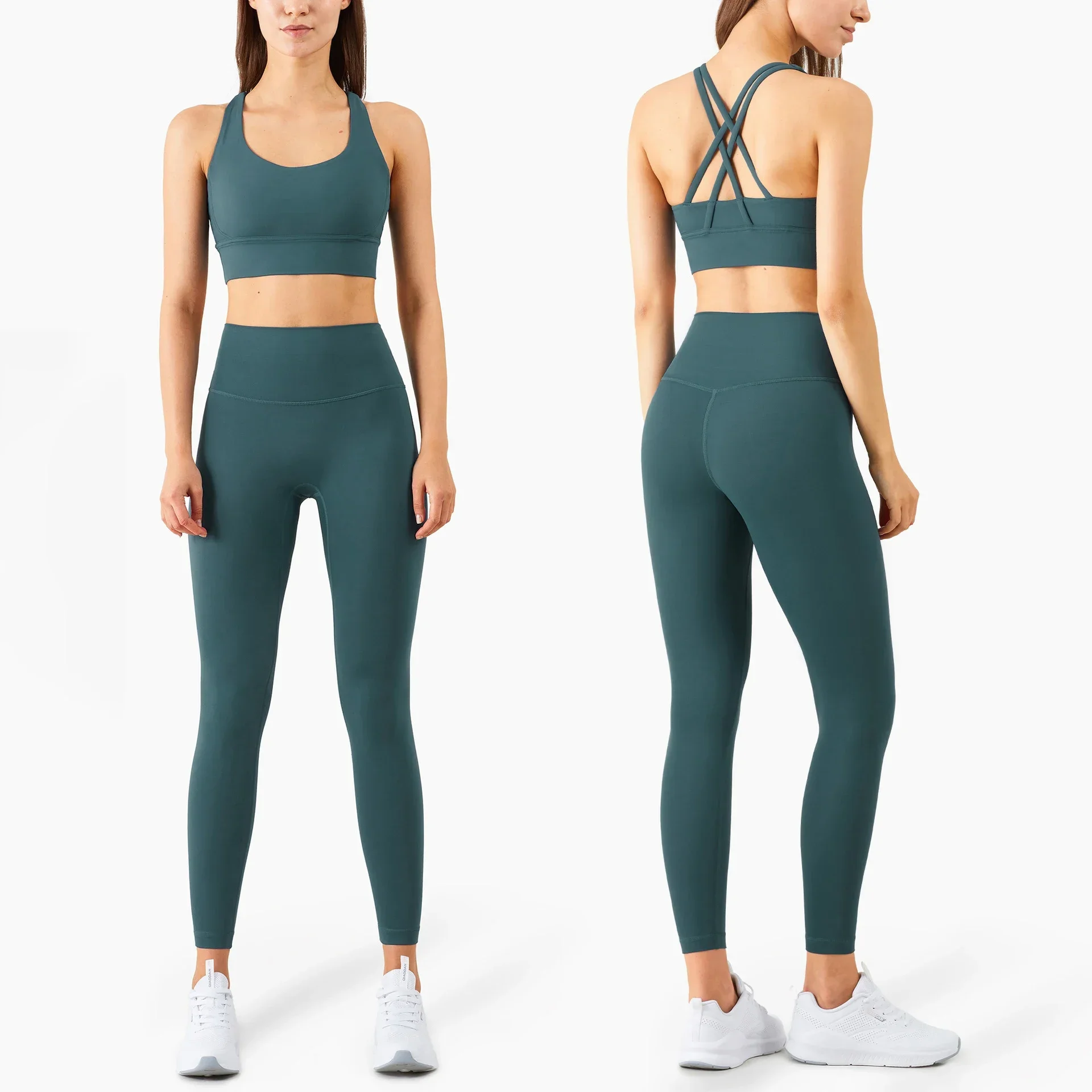 Women's Solid Color 2 piece Yo - Yoga Fitness Kleidung ulasan dan harga