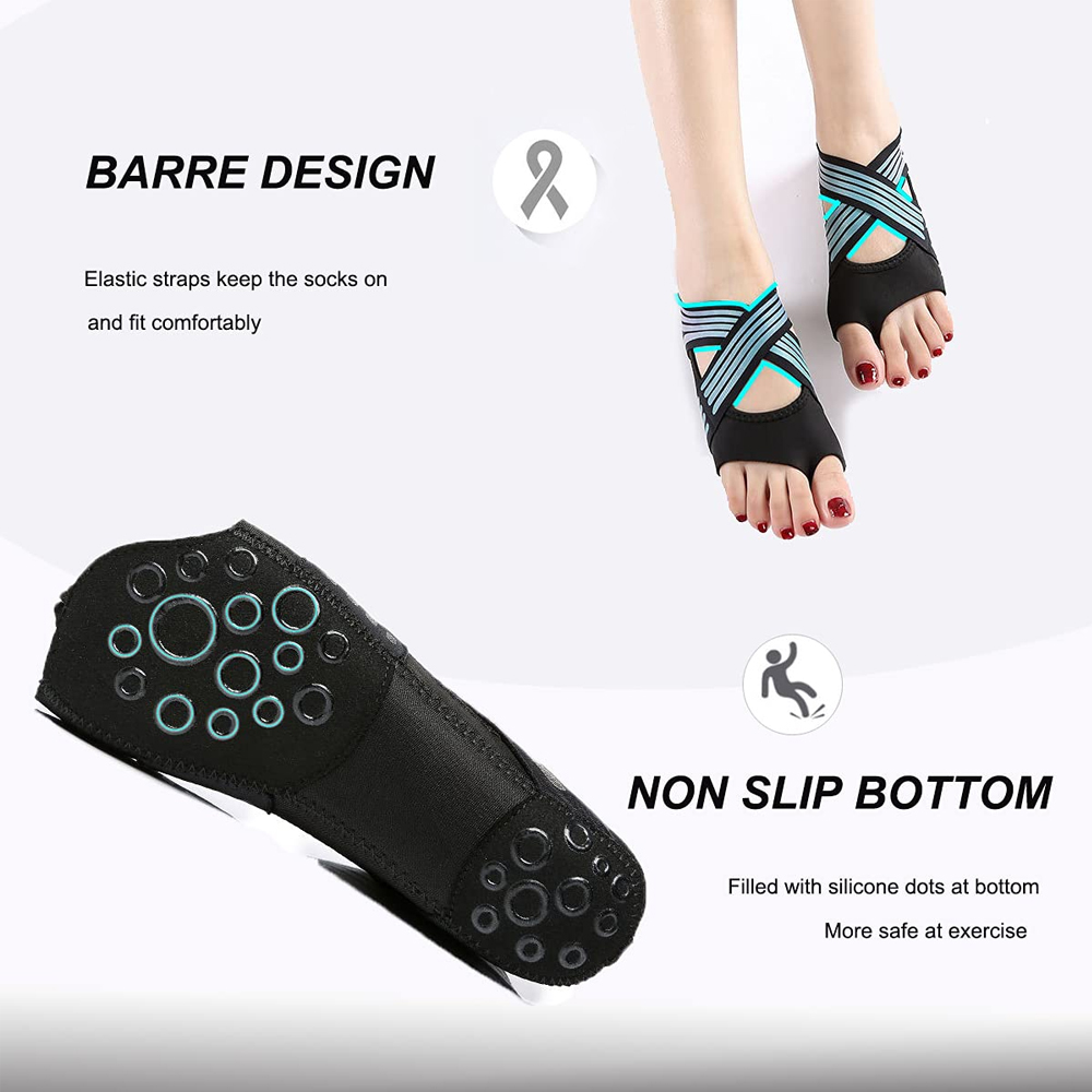 1Pair Women Non-Slip Toeless G - Yoga Fitness Ball ulasan dan harga