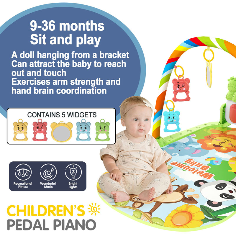 Baby Music Activity Gym Rug Pl - Gym Floor Mats ulasan dan harga