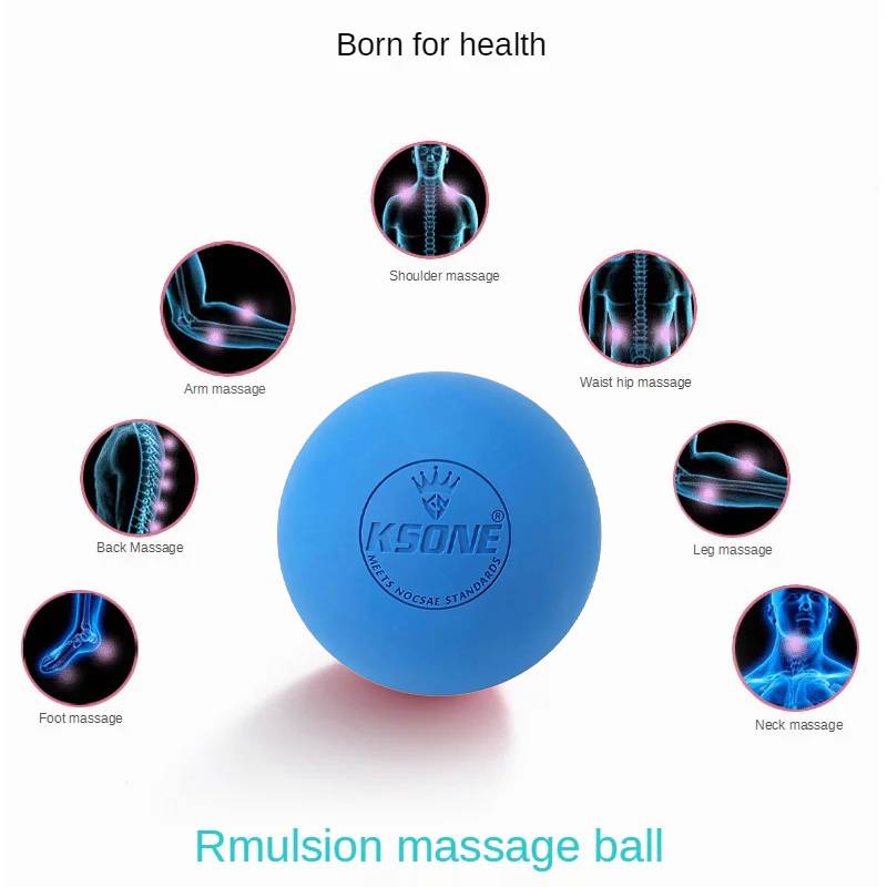 Rubber Fascia Massage Ball Yog - Yoga Fitness Ball ulasan dan harga