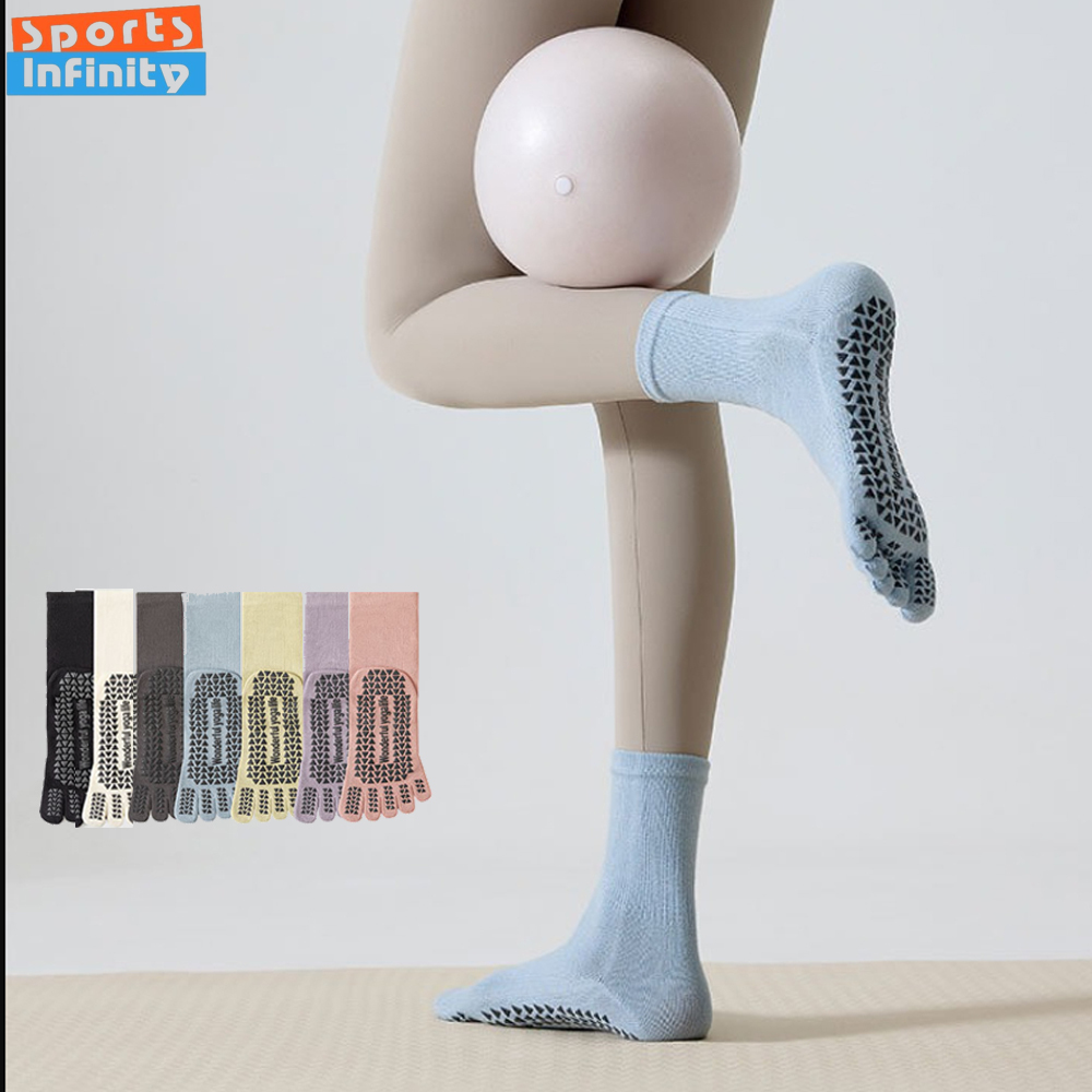 Fashion Five Finger Split Toe  - Yoga Fitness Youtube ulasan dan harga