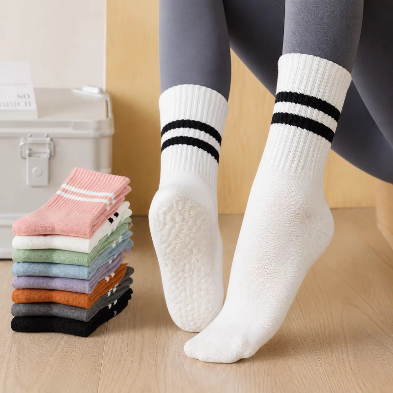 1/2pairs Non-Slip Sports Socks - Yoga Fitness Youtube ulasan dan harga