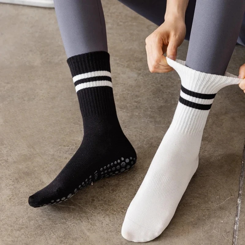 1/2pairs Non-Slip Sports Socks - Yoga Fitness Youtube ulasan dan harga