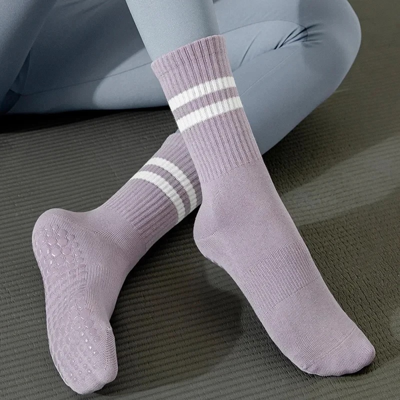 1/2pairs Non-Slip Sports Socks - Yoga Fitness Youtube ulasan dan harga