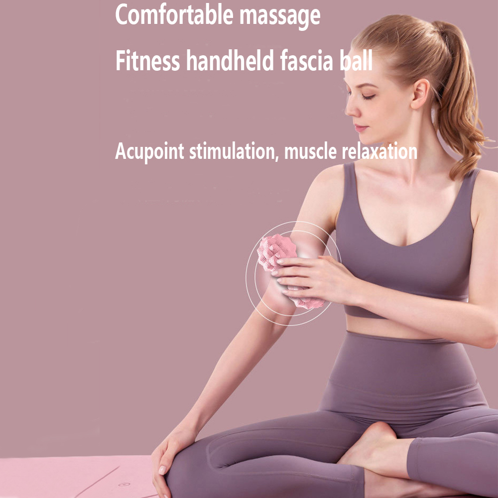 TPR Raised Point Fascia Massag - Yoga Fitness Ball ulasan dan harga