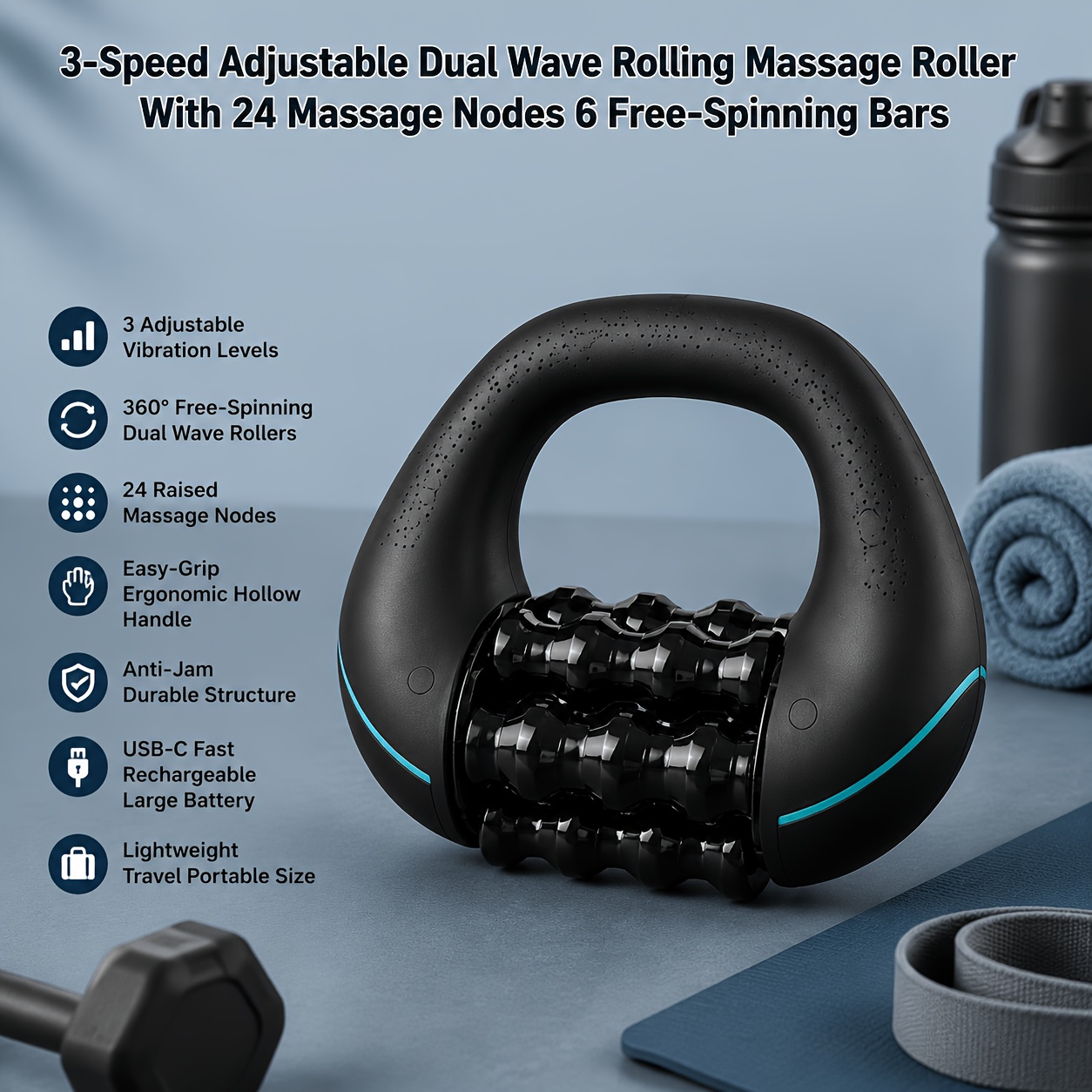 Handheld Electric Roller Impac - Shoulder Massage Ball ulasan dan harga