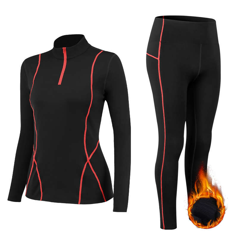 Winter Thermal Fleece Yoga Sui - Yoga Fitness Kleidung ulasan dan harga