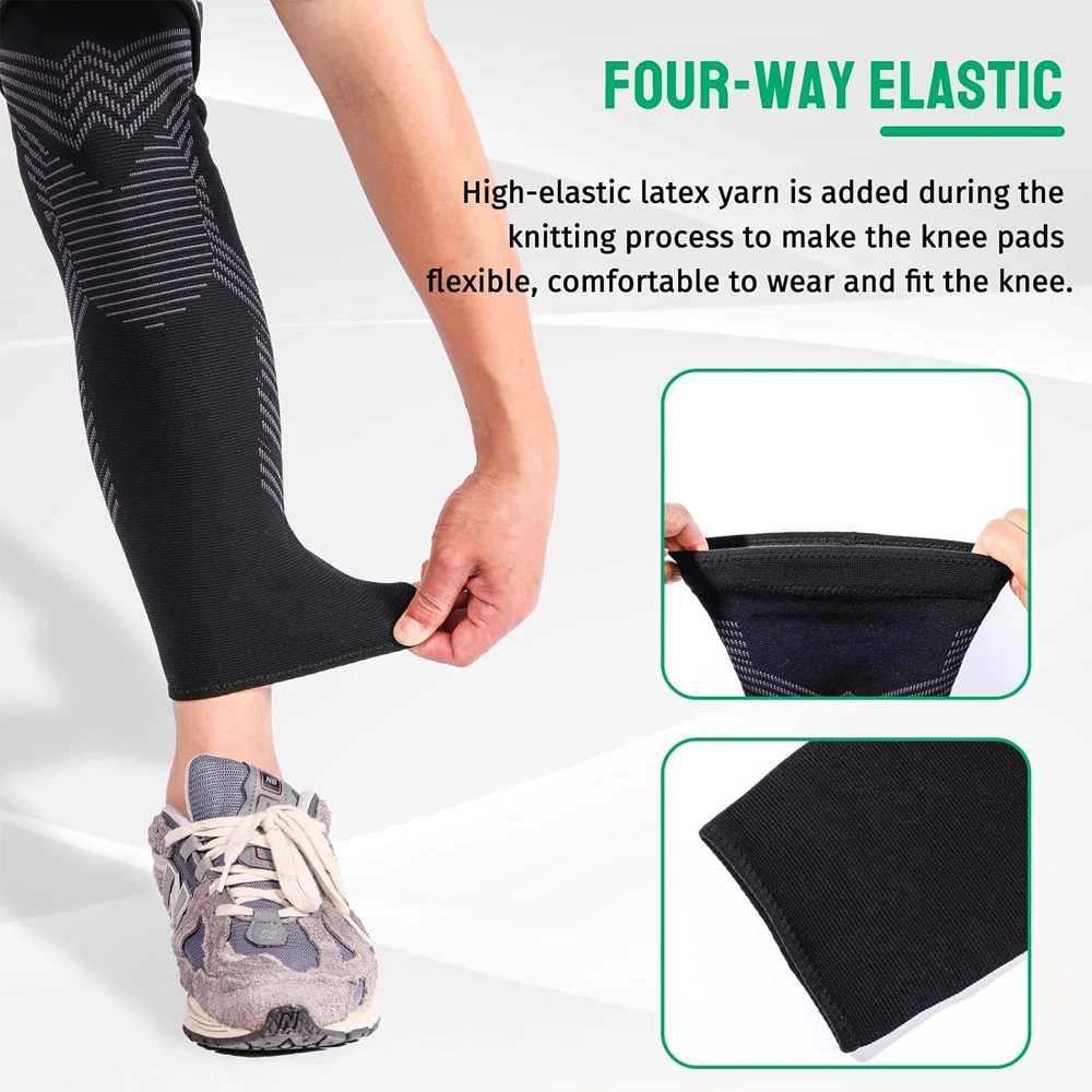 1/2PCS Full Leg Compression Sl - Knee Sleeve Compression ulasan dan harga