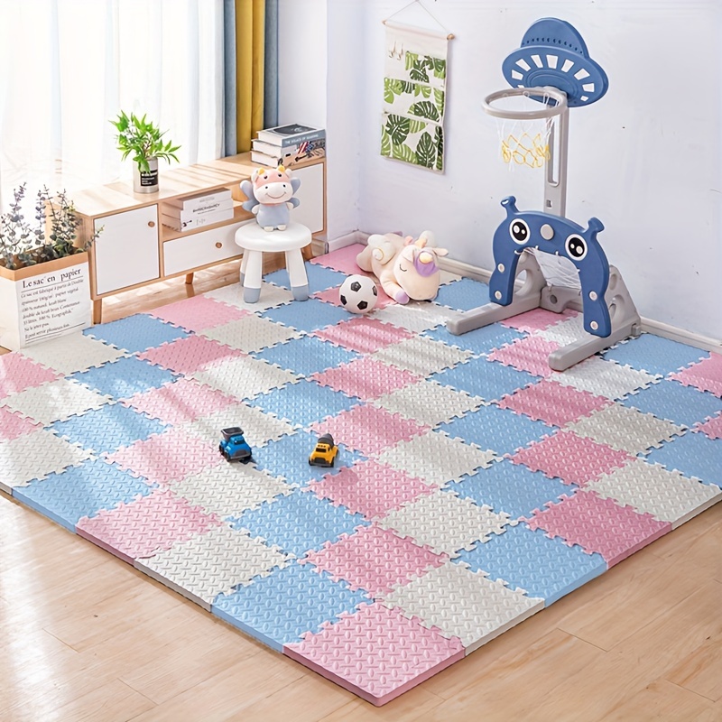 30*30cm Sports Gym Mat Protect - Yoga Fitness Room ulasan dan harga
