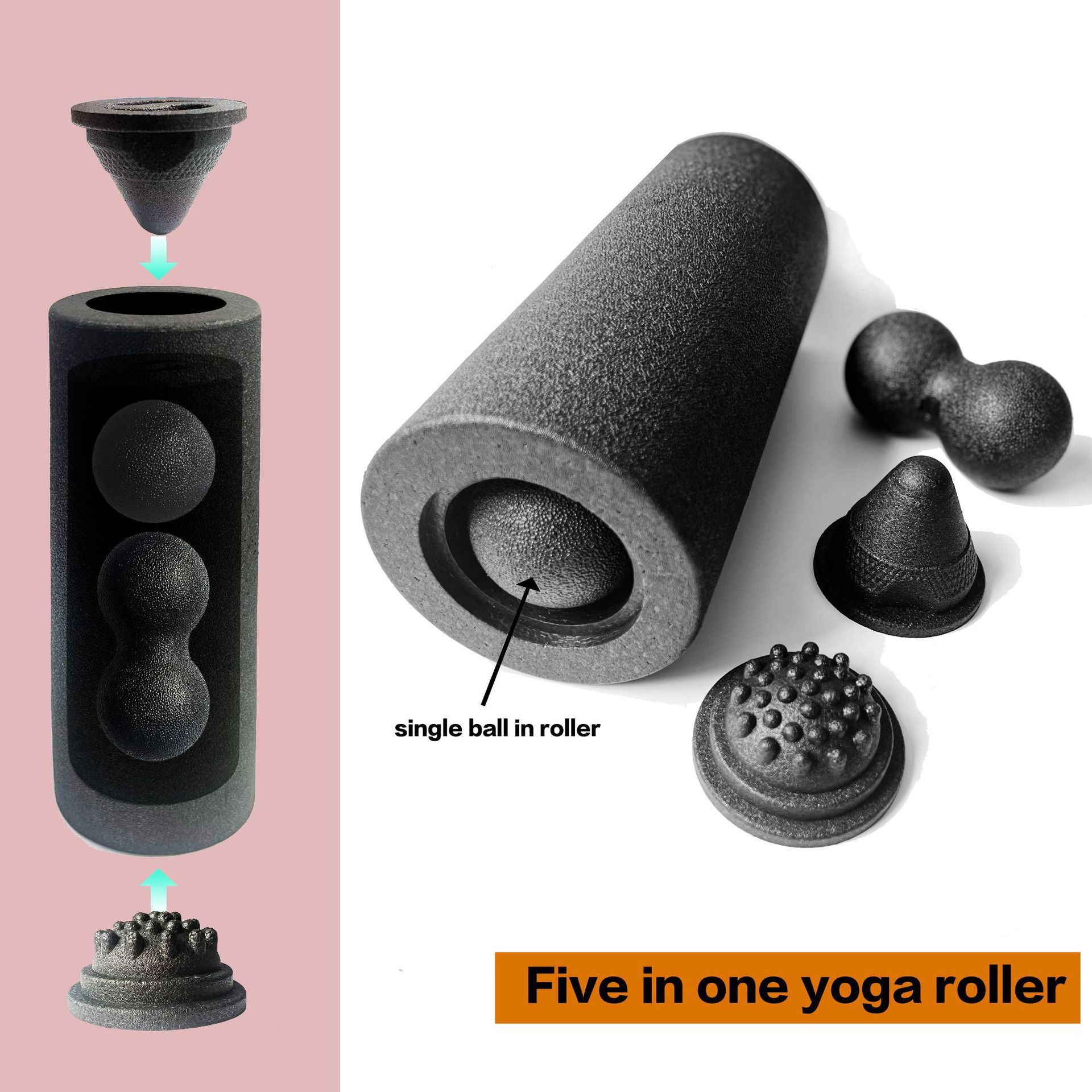 5-in-1 Fascia Roller Set Muscl - Shoulder Massage Ball ulasan dan harga