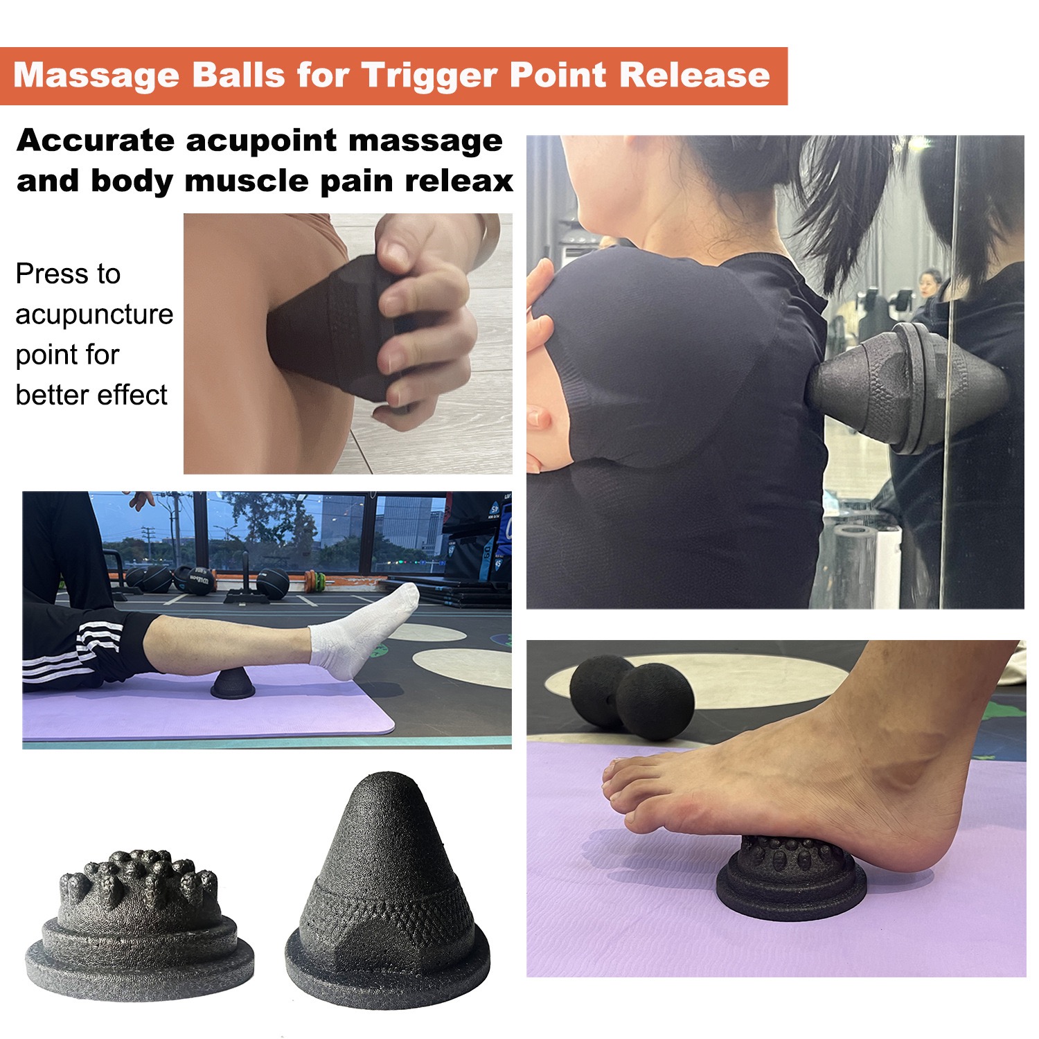 5-in-1 Fascia Roller Set Muscl - Shoulder Massage Ball ulasan dan harga